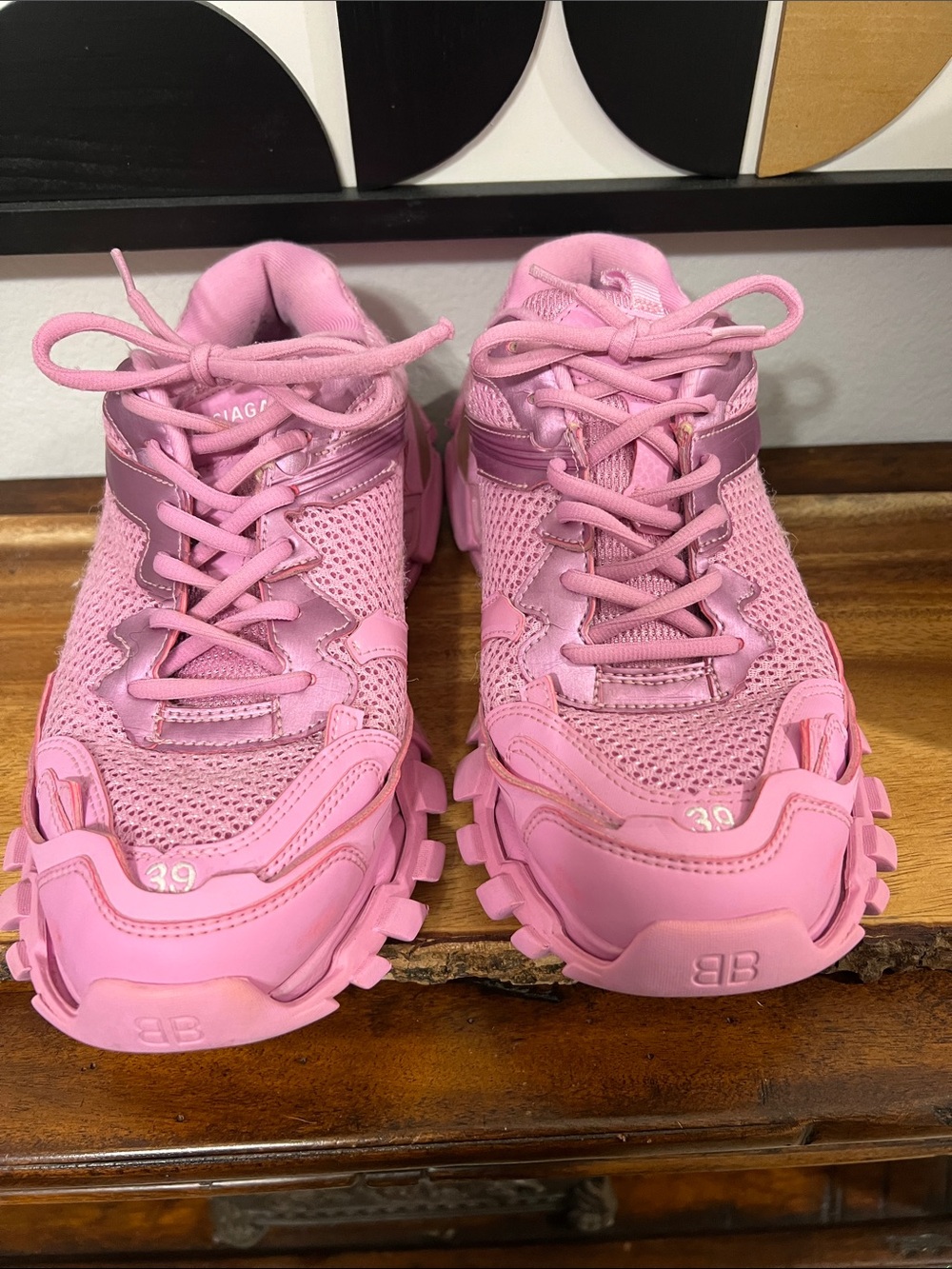 Balenciaga Track.3 "Pink" (Size EUR 39 / US 9). Preowned / Please Read Descripti